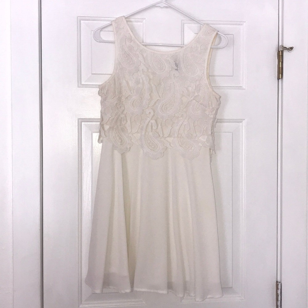 white dress